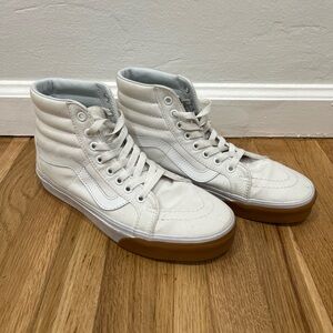 Vans Women's White Old Skool High-Top Sneakers